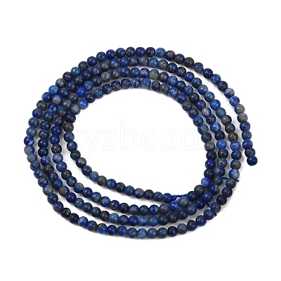 Natural Lapis Lazuli Beads Strands G-L628-A01-2mm-02-1