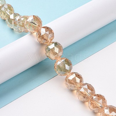 Electroplate Glass Bead Strands EGLA-J140-FR03-20mm-1