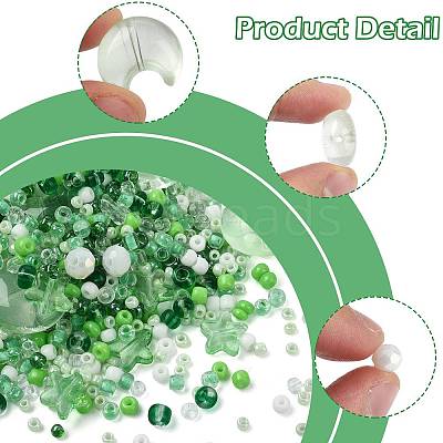 Mixed Styles Glass Beads Strands EGLA-FS0002-63A-1