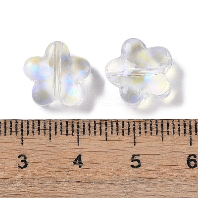 Baking Paint Glass Beads GLAA-S202-10-1
