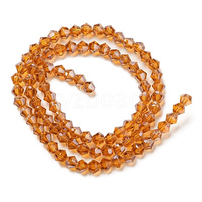 Transparent Electroplate Glass Beads Strands LS-EGLA-A039-T3mm-A28-1
