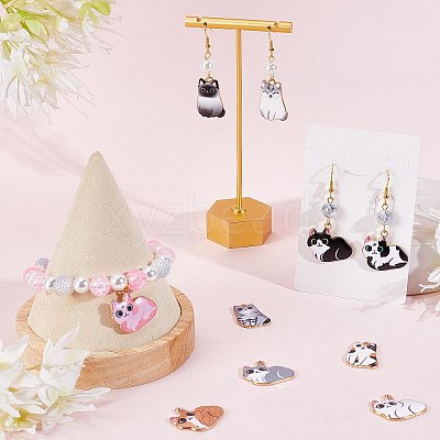 24Pcs 12 Style Alloy Enamel Pendants ENAM-SC0003-53-1