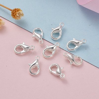Zinc Alloy Lobster Claw Clasps E103-S-1