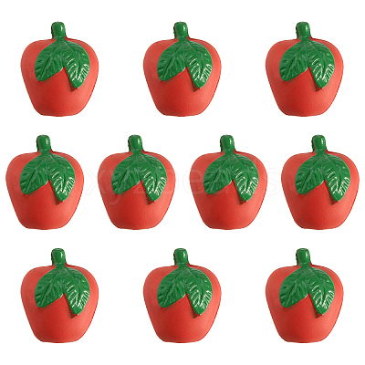 10Pcs Plastic Apple Toy KY-CA0001-55-1