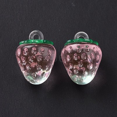 Transparent Acrylic Pendants OACR-C003-02B-1
