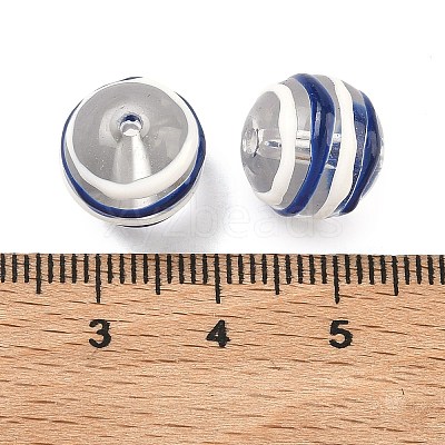 Transparent Glass Enamel Beads GLAA-P078-01A-05-1