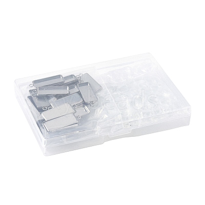 DIY Rectangle Dangle Earring Making Kits DIY-FS0009-20-1