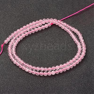 Natural Rose Quartz Strand G-G680-58-1