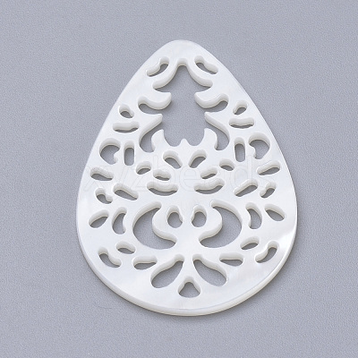 Freshwater Shell Pendants SHEL-T007-10-1