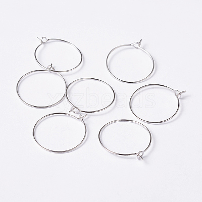 Brass Wine Glass Charm Rings EC067-1S-1