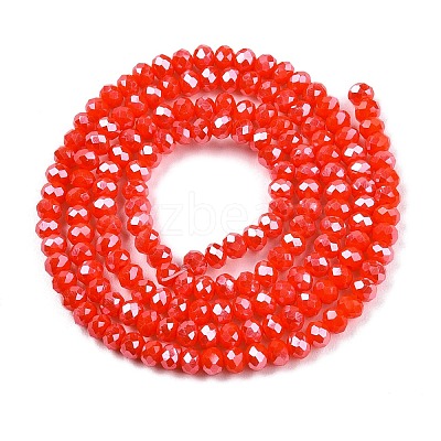 Electroplate Glass Beads Strands EGLA-A044-P2mm-A03-1