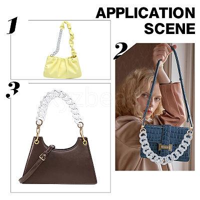 Resin Bag Handles FIND-WH0068-33-1