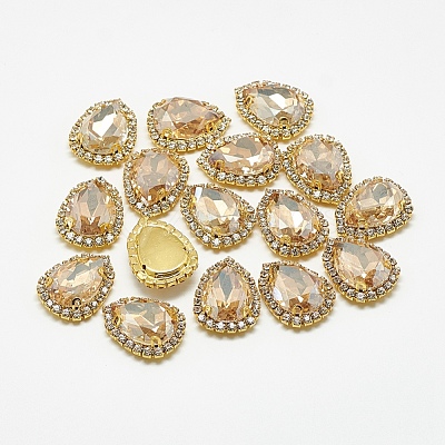 Sew on Rhinestone RGLA-T122-18x25-06G-1