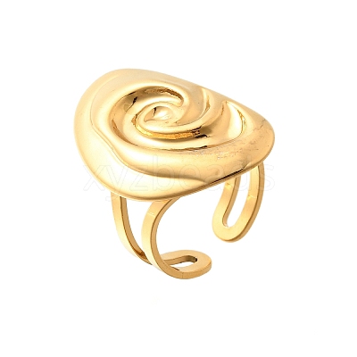 304 Stainless Steel Cuff Rings RJEW-E437-01G-04-1