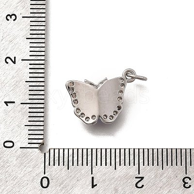 Brass Micro Pave Cubic Zirconia Pendants KK-Q043-03P-1