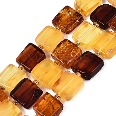 Natural Amber Beads Strands G-N371-15B-01-1