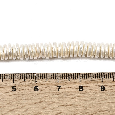 Electroplated Shell Pearl Beads Strands BSHE-B009-E01-2x7mm-1