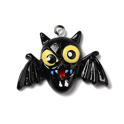 Halloween Opaque Resin Pendants RESI-D055-107P-1