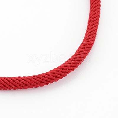 Braided Cotton Cord Bracelet Making MAK-L018-03A-02-G-1