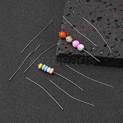 Tarnish Resistant 304 Stainless Steel Flat Head Pins STAS-R046-65mm-1