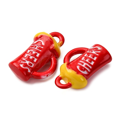 Baking Paint Alloy Pendants LS-FIND-G097-05C-1