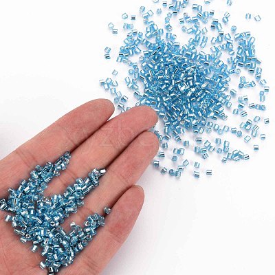8/0 Glass Bugle Beads SEED-S032-07A-23-1