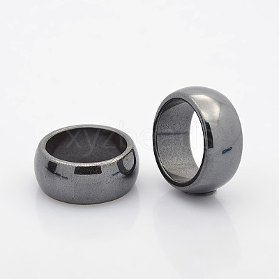 Wholesale Magnetic Synthetic Hematite Finger Rings 