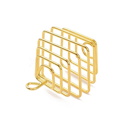 Iron Wire Spiral Bead Cage Pendants IFIN-Q126-01G-1