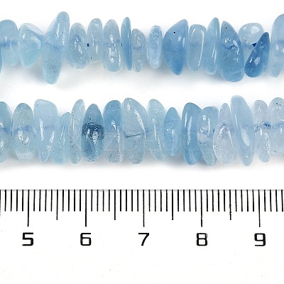 Natural Aquamarine Beads Strands G-E271-96B-1