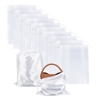 Rectangle Satin Dustproof Bags LS-ABAG-WH0031-35-1