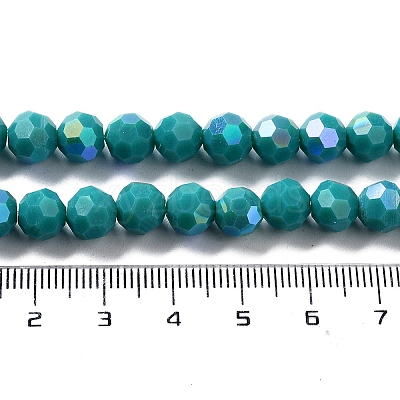Opaque Glass Beads Strands EGLA-A035-P8mm-L12-1