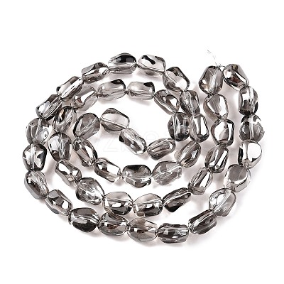 Electroplate Glass Beads Strands EGLA-T021-08K-1