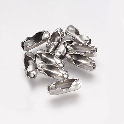 Non-Tarnish 304 Stainless Steel Ball Chain Connectors STAS-F242-04C-P-1