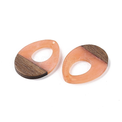 Resin & Wood Pendants WOOD-F015-17B-1