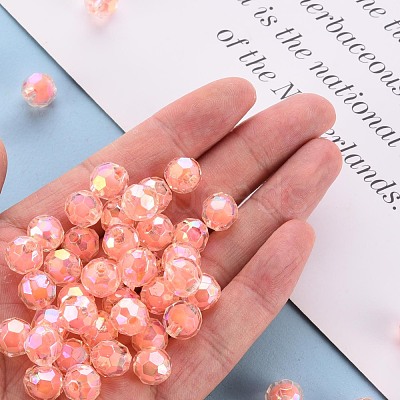 Transparent Acrylic Beads X-TACR-S152-04B-SS2109-1