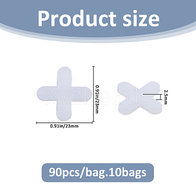 PE Plastic Seam Tool Floor Tile Cross Clip FIND-WH0126-944B-1