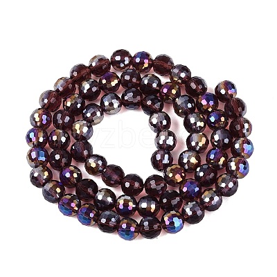 Transparent Glass Beads Strands GLAA-Q107-02A-19-1