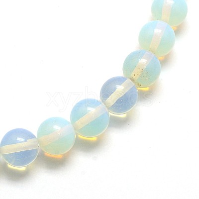 Opal Round Beads Strands G-O047-08-10mm-1