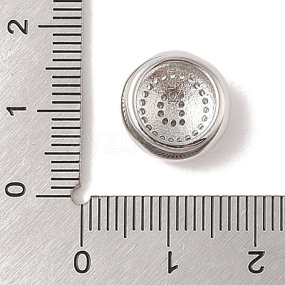 Rack Plating Brass & Cubic Zirconia Pendants KK-Z047-07P-D-RS-1
