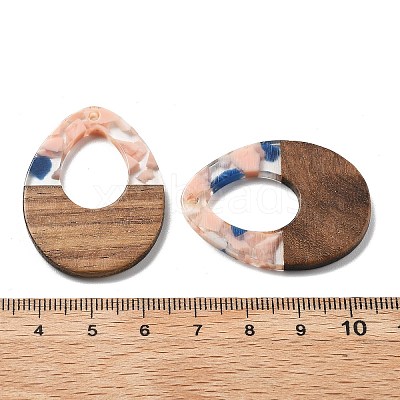 Resin and Walnut Pendants FIND-R051-10-1