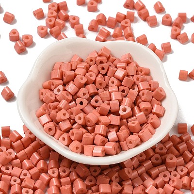 Baking Paint Glass Bead SEED-H002-K-D324-1