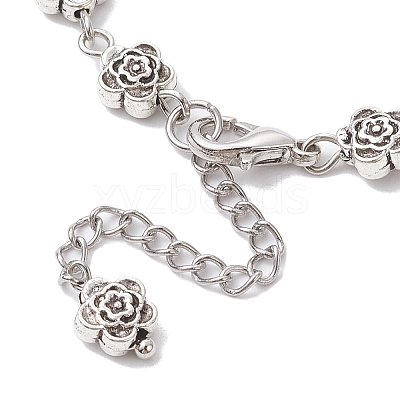 Tibetan Style Alloy Charm Bracelets BJEW-JB10096-03-1