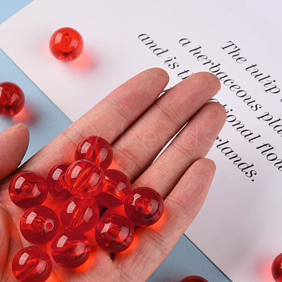 Transparent Acrylic Beads MACR-S370-A16mm-712-1