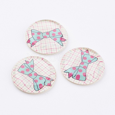 Tempered Glass Cabochons GGLA-33D-23-1