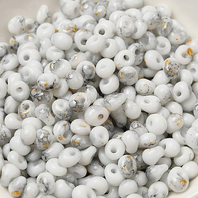 Baking Paint Glass Seed Beads SEED-F006-01A-09-1