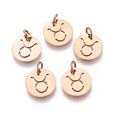 304 Stainless Steel Charms STAS-Q201-T445-2R-1