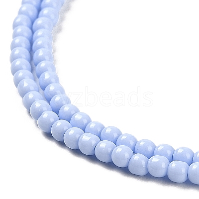 Imitation Jade Glass Beads Strands GLAA-K062-A01-04-1