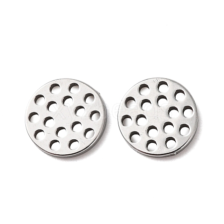 Hollow 304 Stainless Steel Charms STAS-G385-05P-02-1