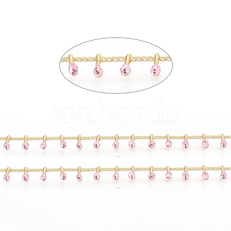 Brass Handmade Beaded Chain CHC-G011-07G-06-1