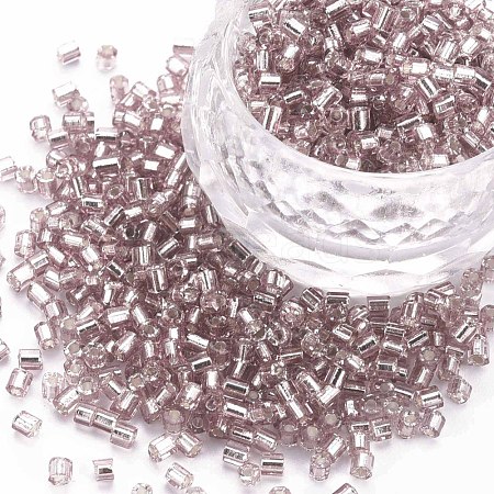 8/0 Glass Bugle Beads SEED-S032-07A-56-1